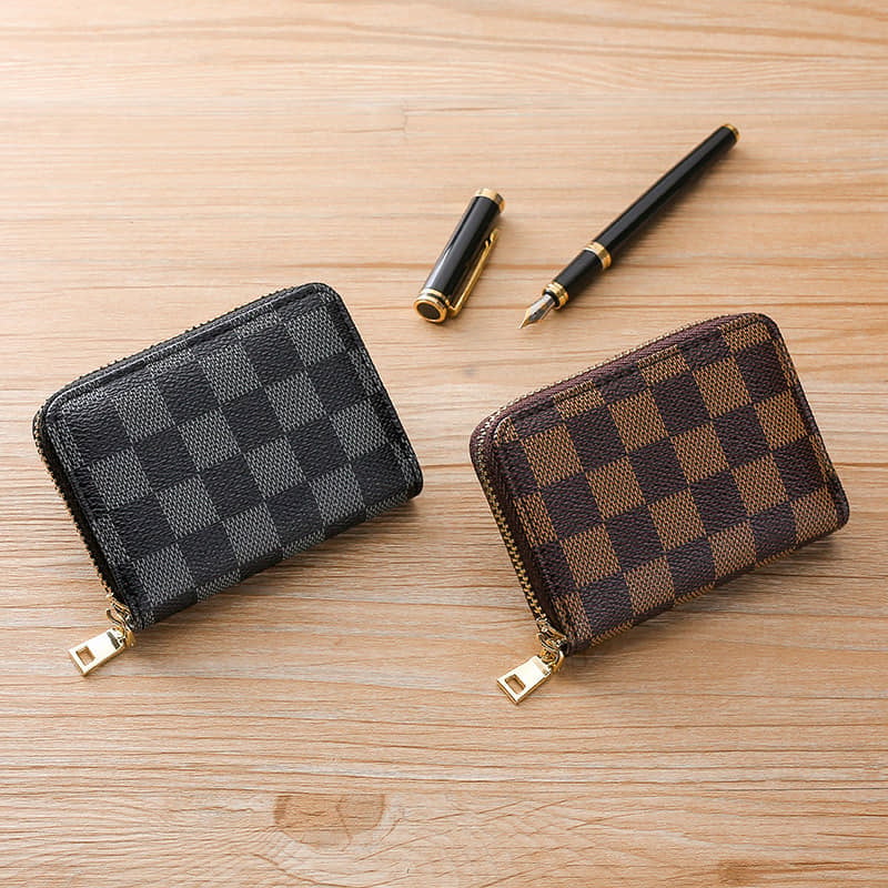 Picture of Brown Dedit Or Credit Card Holder With Wallet for Men And Women