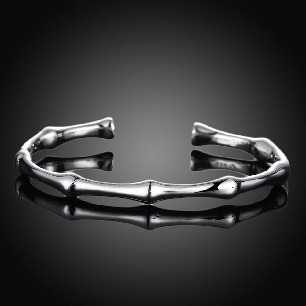Picture of Joint Titanium Steel Bracelet Simple Opening Joint Bracelet For Men - Silver