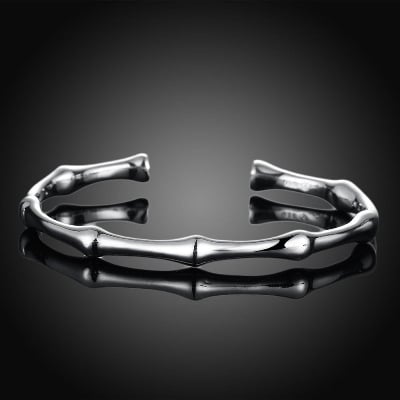 Picture of Joint Titanium Steel Bracelet Simple Opening Joint Bracelet For Men - Silver