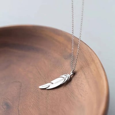 Picture of New Pendant Necklace For Men Stainless Steel Chain Necklace For Men - Silver