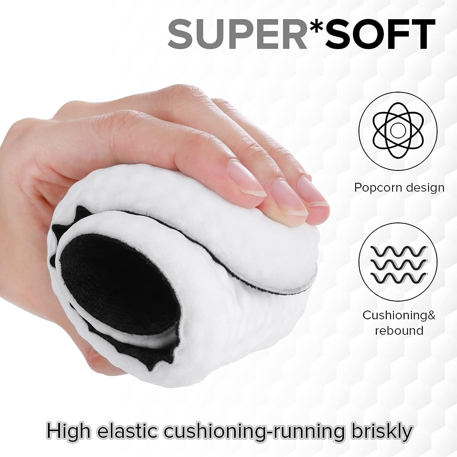 Picture of New Men's and Women's High Elastic Super Soft Sports Insole - White