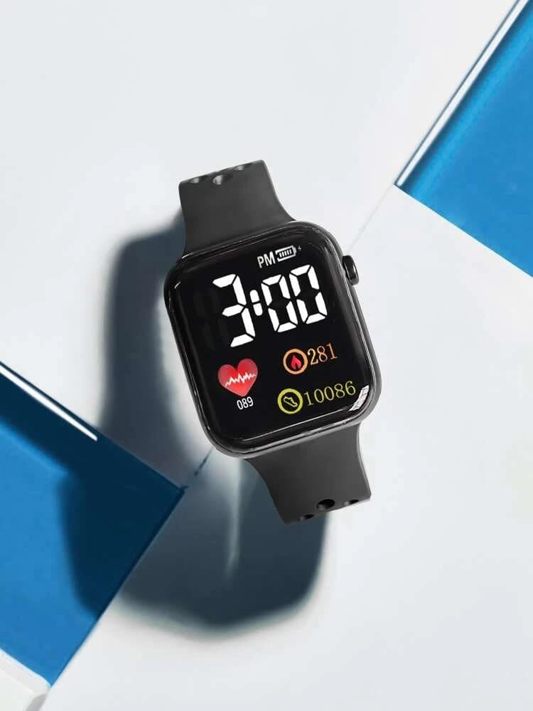 Picture of Simple Non-smart Electronic Watch For Students' Exams Watch For Man - Black