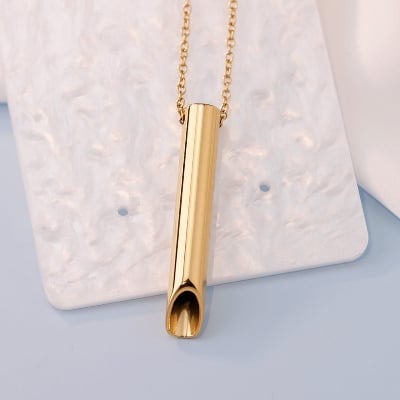 Picture of Trendy Simple Stainless Steel Relieve Stress Anxiety Attack Meditation Tool - Gold