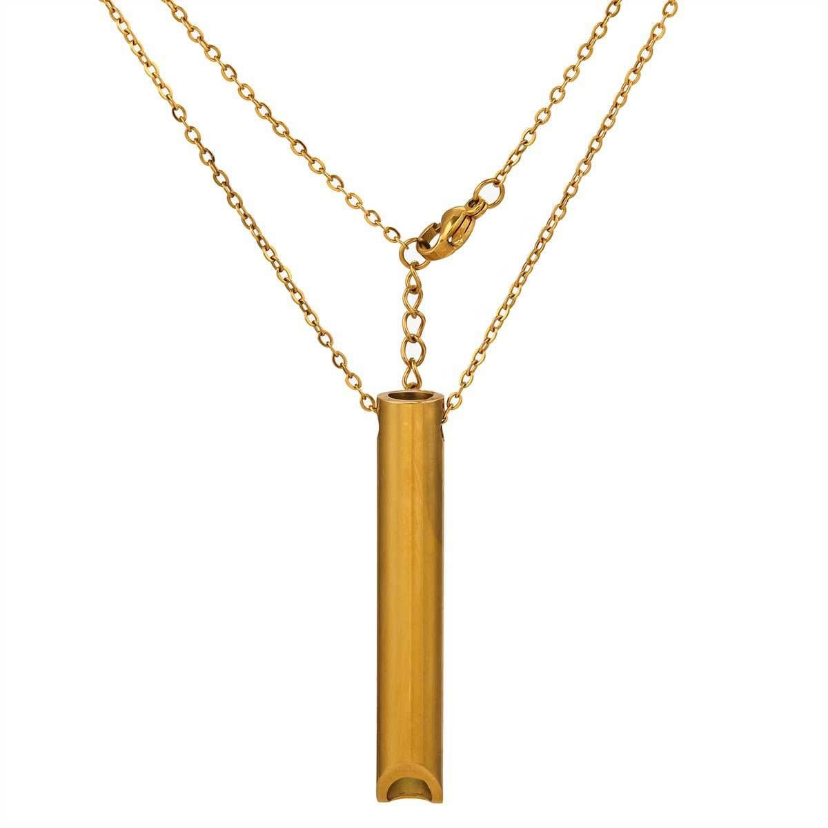Picture of Trendy Simple Stainless Steel Relieve Stress Anxiety Attack Meditation Tool - Gold