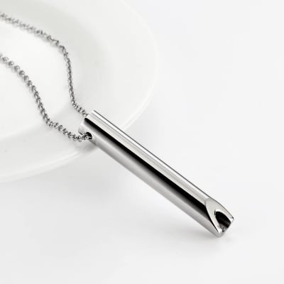 Picture of Pendant Necklace For Men Women Stainless Steel Chain Necklace