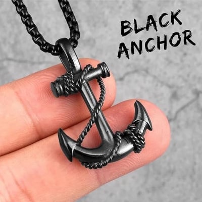 Picture of Exclusive Anchor Necklace Pendant with Chain For Men/Boys