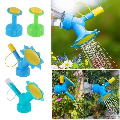 Picture of Plastic Bottles Kit Mini Durable Nozzle Household Watering Tool for Plants Flower(Multiple Colour) - Multicolor