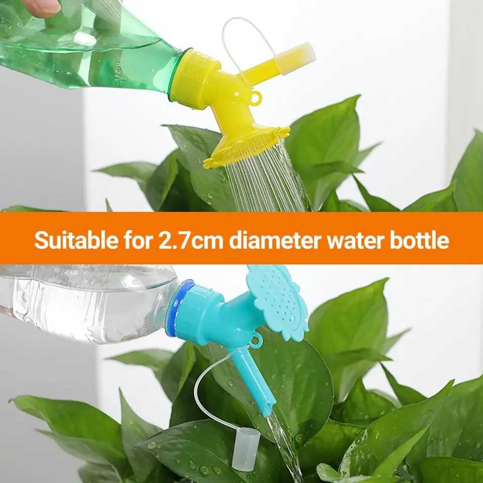 Picture of Plastic Bottles Kit Mini Durable Nozzle Household Watering Tool for Plants Flower(Multiple Colour) - Multicolor