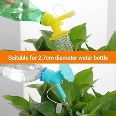 Picture of Plastic Bottles Kit Mini Durable Nozzle Household Watering Tool for Plants Flower(Multiple Colour) - Multicolor