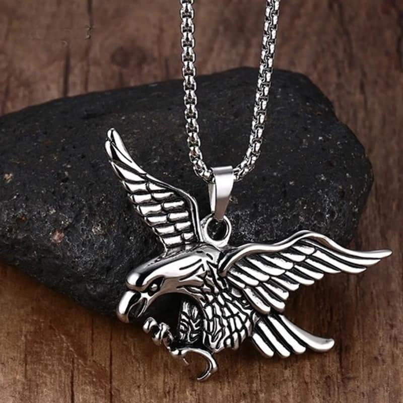 Picture of Stylish Addition - Fashion New Pendant Necklace Men Punk Trendy Simple Stainless Steel Chain Jewellery Gift - Modern - Choice Expression - Silver