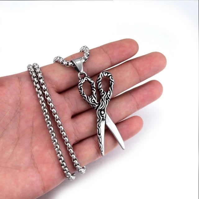 Picture of New Silver Stylish Addition Pendant Necklace Chain For Men - Silver