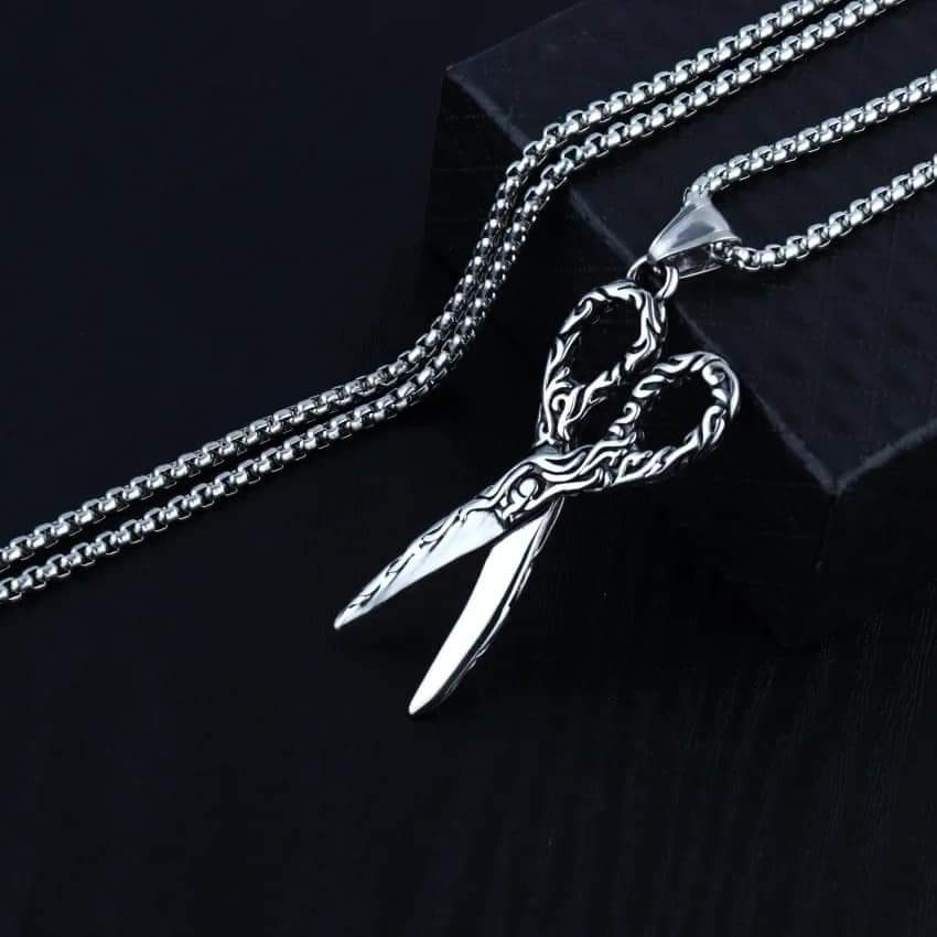 Picture of New Silver Stylish Addition Pendant Necklace Chain For Men - Silver
