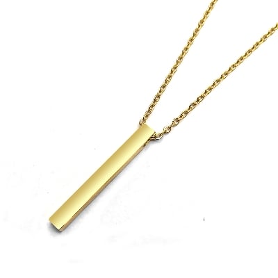 Picture of Chain Stainless Steel Necklace For Men - Gold