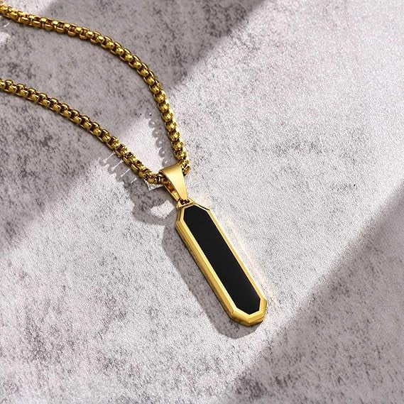 Picture of High Quality Men Fashion Jewellery Stainless Steel Round Chain Necklaces - Gold