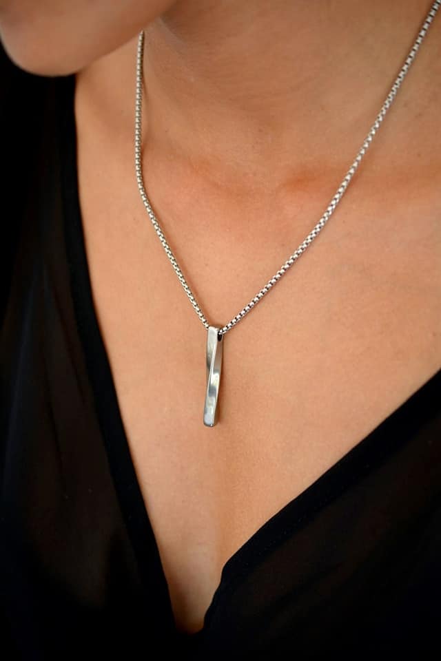 Picture of Collier Neck Chain for Men & Boys - Stainless Steel - Long Necklace - Pendant - Locket - Accessories for Everyday Wear - Silver