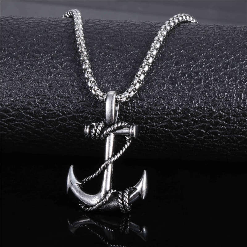 Picture of Fashion  Pendants Chain Necklace for Men Fashion Jewelry Gift Chain For Men - Silver