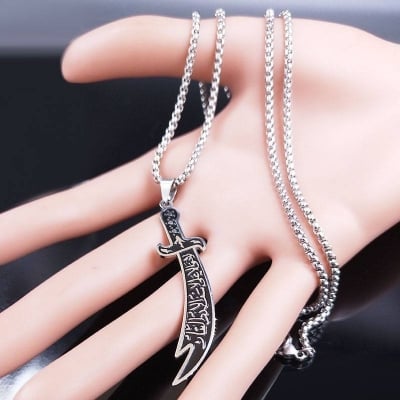 Picture of Stylish Addition - Fashion New Pendant Necklace Men Punk Trendy Simple Stainless Steel Chain Jewellery Gift - Modern - Choice Expression