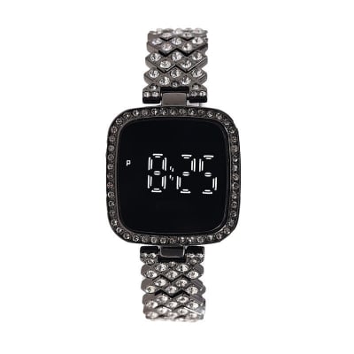 Picture of New Trend Fashion Steel Chain Diamond Women Watch Touch Screen Watch