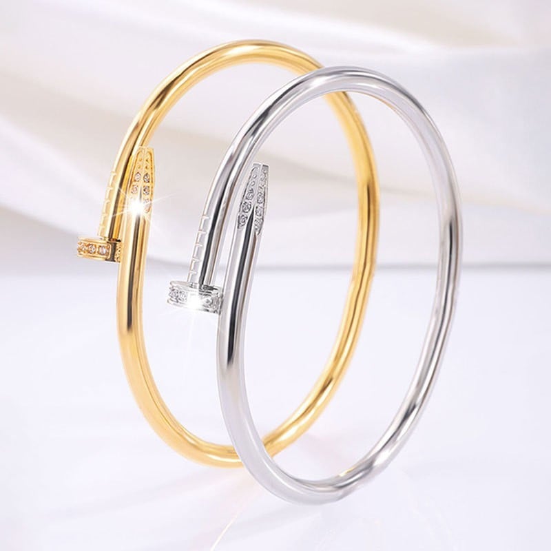 Picture of New Silver Golden Plated Cartier Bracelet For Women