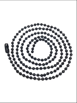 Picture of Black Color Metal Chain for Men