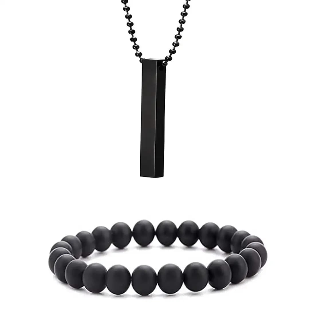 Picture of Black Color Metal Chain for Men