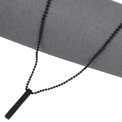 Picture of Black Color Metal Chain for Men