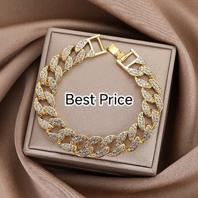 Picture of New Fashion Bracelet for men silver Golden