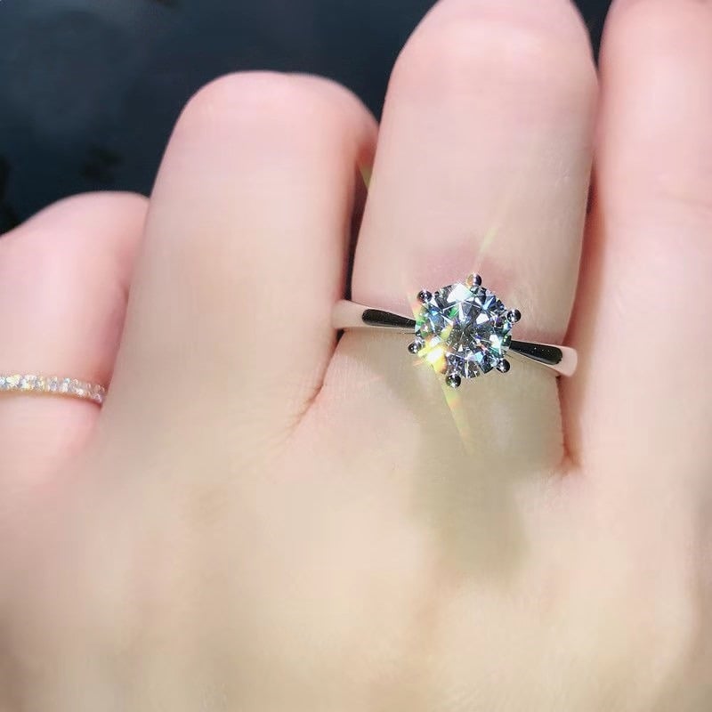 Picture of Proposal Ring For Women Lover Silver Color