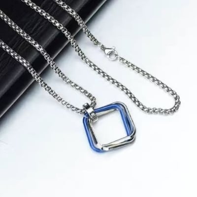 Picture of New Stainless Steel Lightning Bolts Necklace Chain For Men - One size fits all