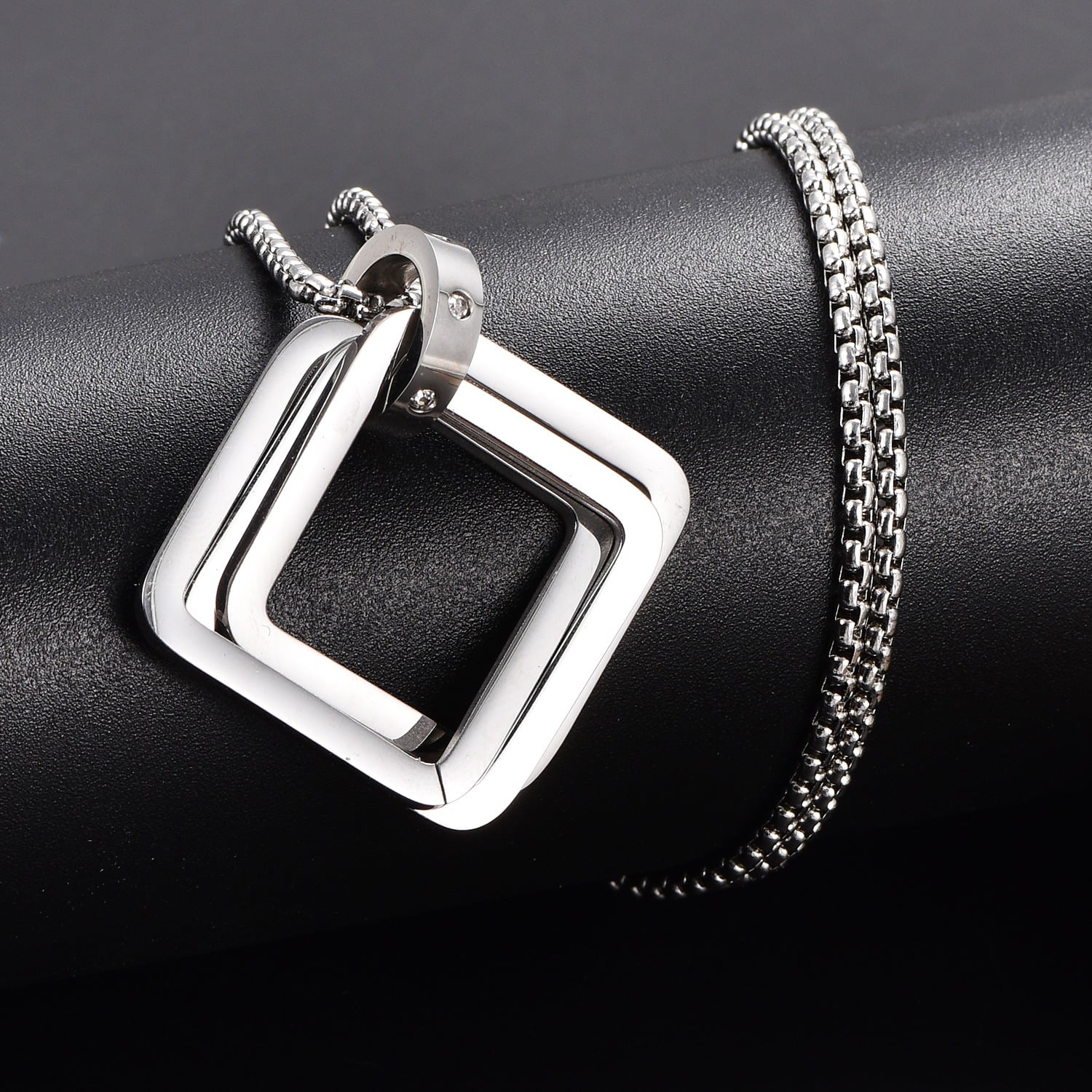 Picture of New Stainless Steel Lightning Bolts Necklace Chain For Men - One size fits all
