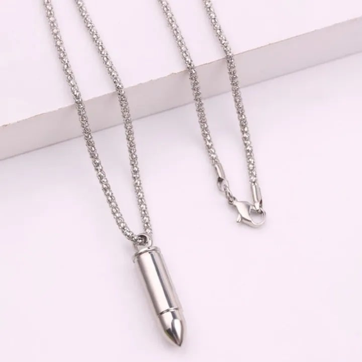 Picture of New Pendant Necklace For Men Stainless Steel Chain Necklace For Men