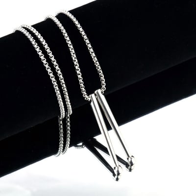 Picture of Highly Sustainable - Trendy Simple Stainless Steel Chain Jewellery Gift For Men - Silver