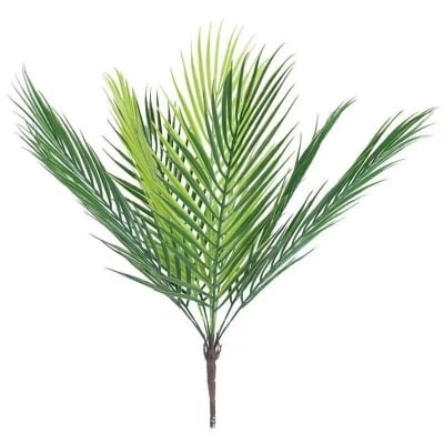 Picture of Plants Faux Mini Plants Indoor, Artificial Foliage Plant Potted Bonsai, Artificial Potted Plants for Home Office Desk Farmhouse Room Decor - Green