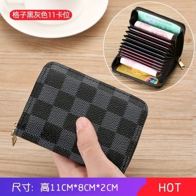 Picture of Brown Dedit Or Credit Card Holder With Wallet for Men And Women