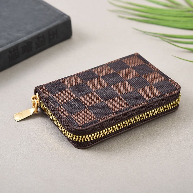 Picture of Brown Dedit Or Credit Card Holder With Wallet for Men And Women