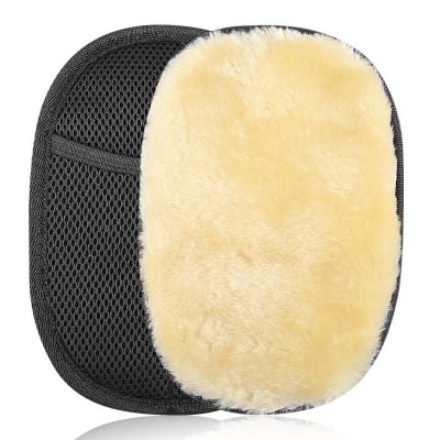 Picture of Pet Grooming Glove - Dog & Cat Hair Remover Mitt - Black - Int: One size