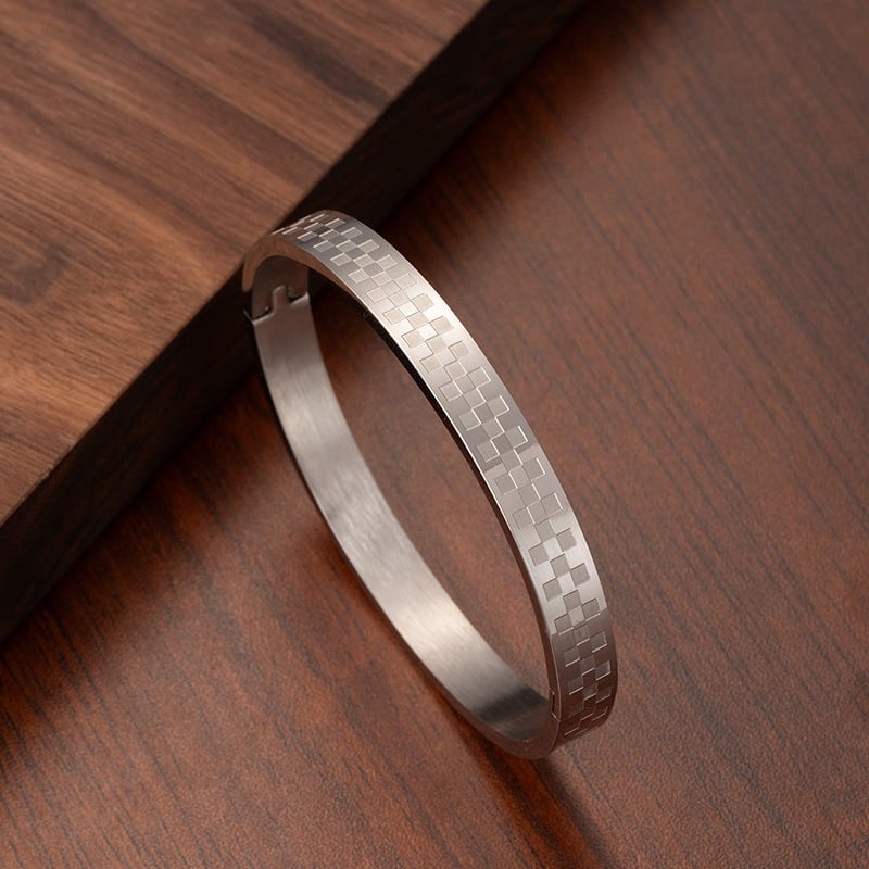 Picture of Fashionable Carbon Fiber Inlay Kada