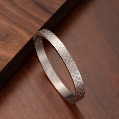 Picture of Fashionable Carbon Fiber Inlay Kada