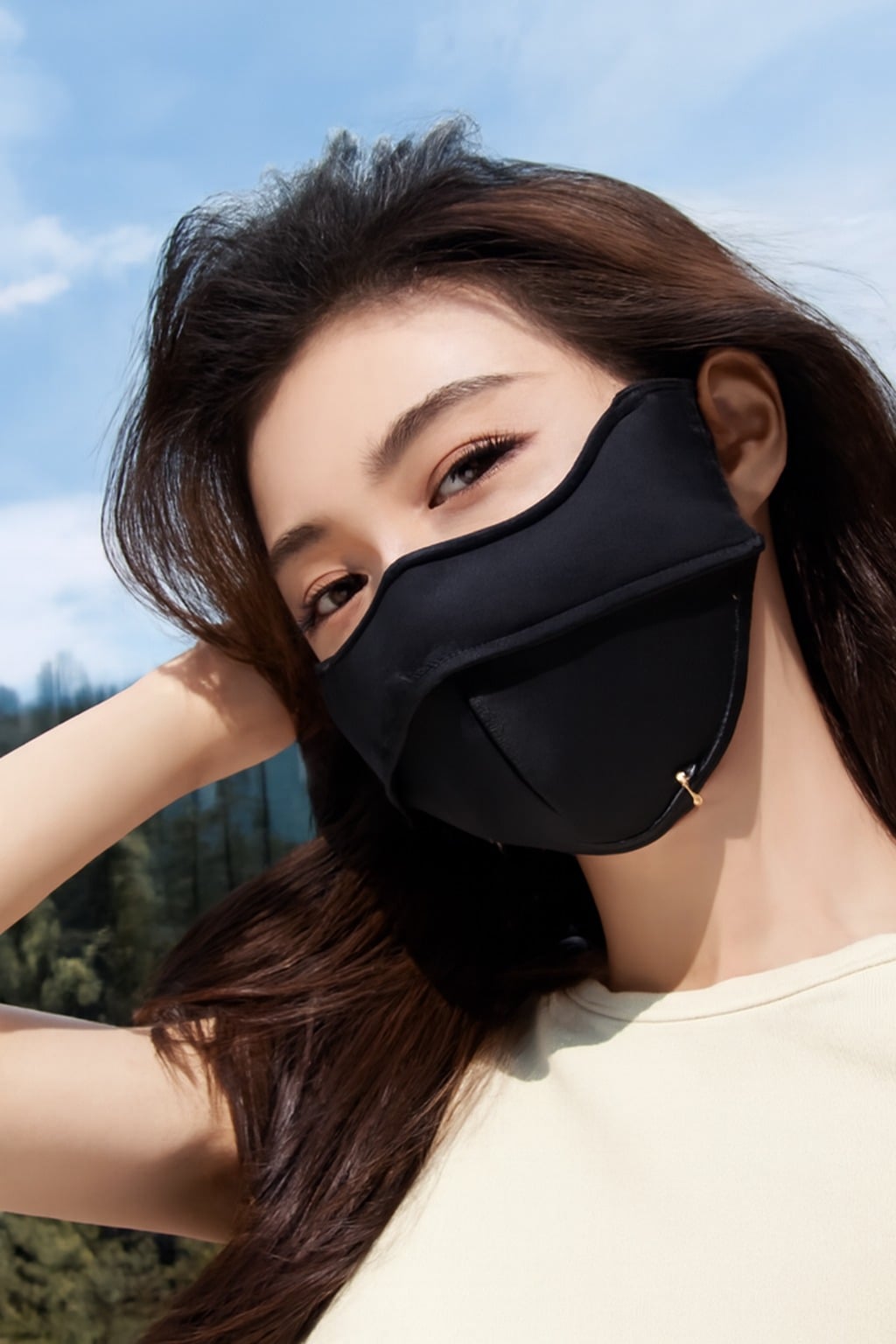 Picture of Ergonomic 3D Design Sunscreen Veil (Full Face Coverage)