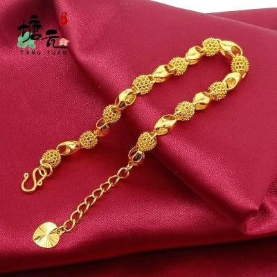Picture of Luxurious Gold Plated Fashion Jewelry Bracelet - Gold