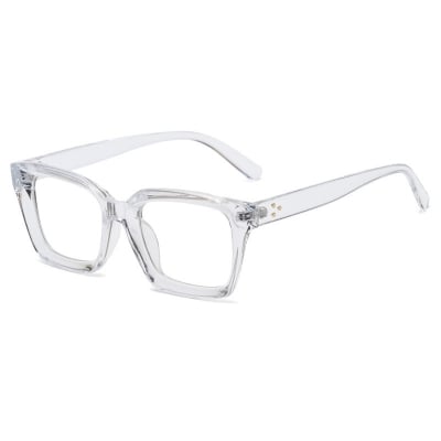 Picture of Vintage Oversized Square Eyewear Frame For Men - White