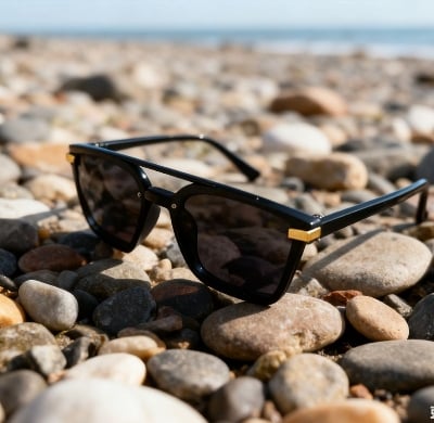Picture of Lightweight UV400 Protected Black Shades