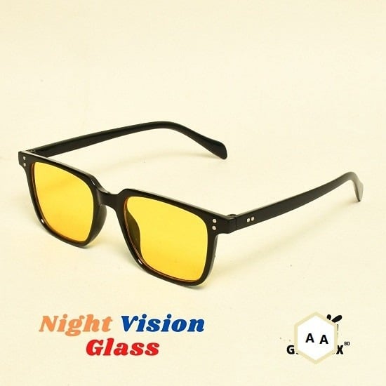 Picture of Professional Driver Glasses HD Vision Yellow Lens - Yellow