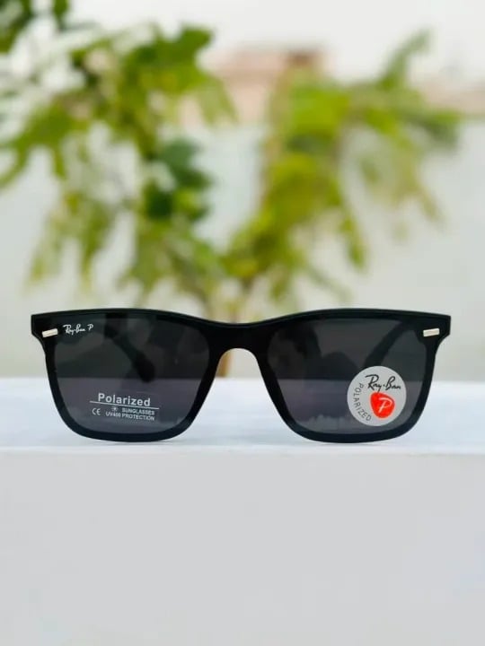 Picture of Stylish Polarized Sun Glasses for Men Women - Black