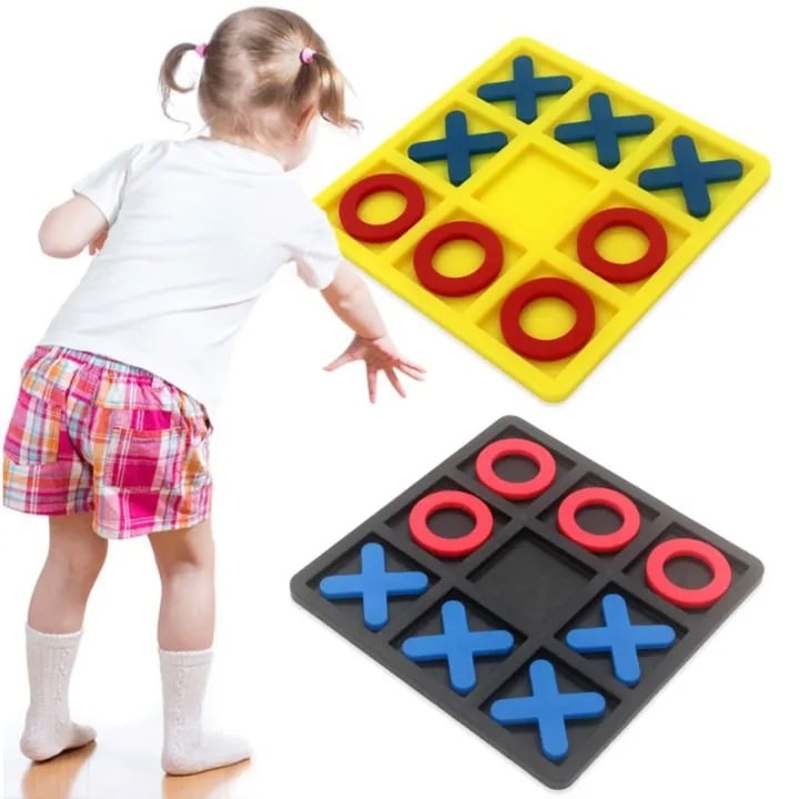 Picture of Portable Tic Tac Toe Family Fun Game - Multicolor
