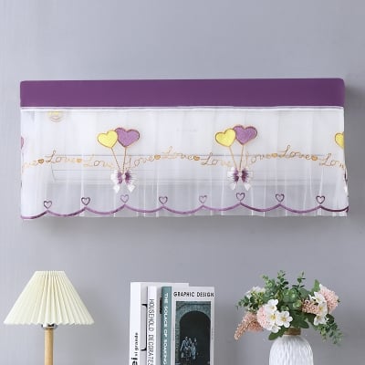 Picture of  Ton Summer AC Dust Cover for Indoor (Purple 2/1.5 ton)