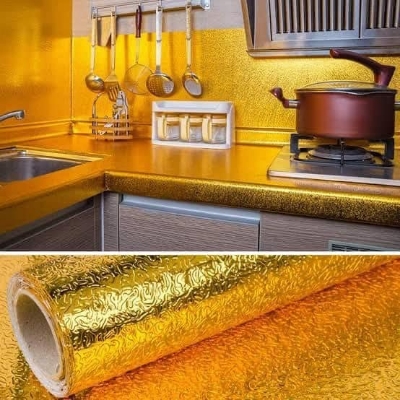 Picture of Kitchen Oil-Resistant Sticker (Golden 5 meter)