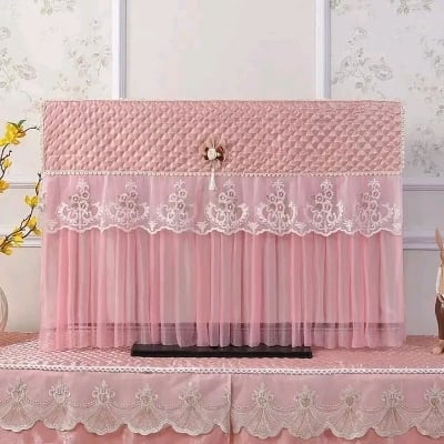 Picture of High End Dustproof TV Cover (pink 52 inch)
