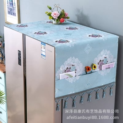 Picture of Refrigerator Dust Cover (Blue Double Door)