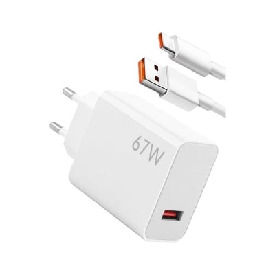 Picture of Original Xiaomi 67W Charger Fast Turbo Charger Adapter 6A Type-C Cable For Xiaomi 12 11 Ultra Mi 11 Pro Mix Fold Poco X3 GT X4 Pro 5G Redmi Note 9 10 11 Pro K50 Black Shark 3 Pro 4